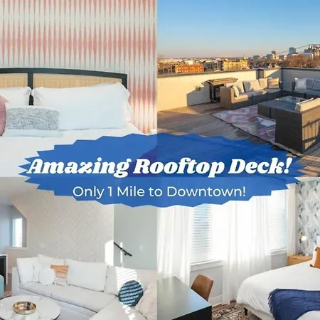 1 Mile To Downtown 4Br 4Ba W Rooftop Deck-2